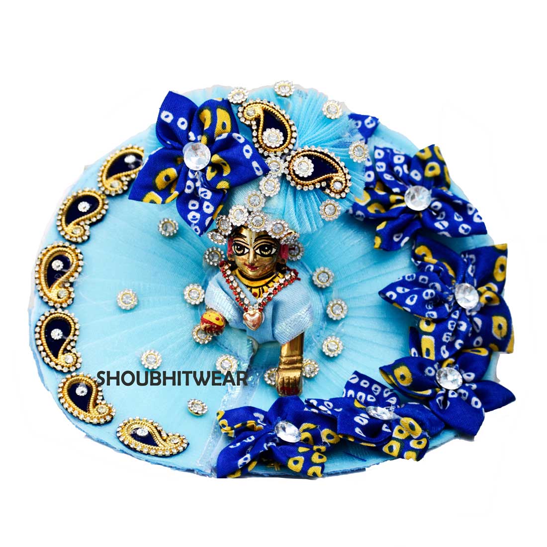 Laddu gopal woolen dress online sale