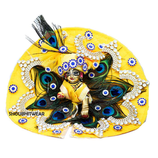 laddu gopal ji dress for krishna janmashtami peacock feather